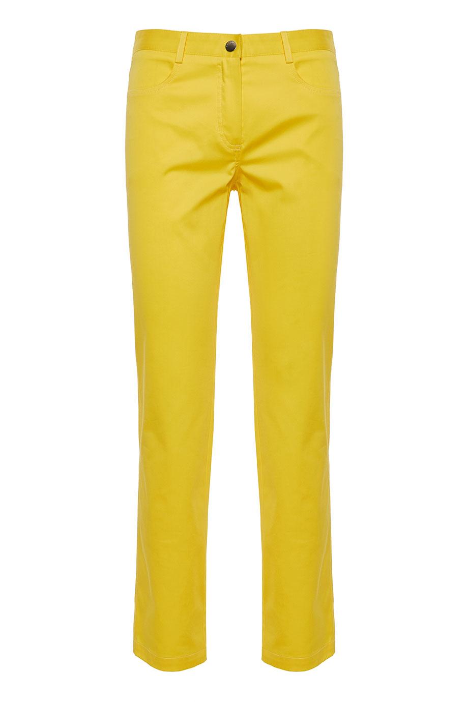 Stretch-cotton pants