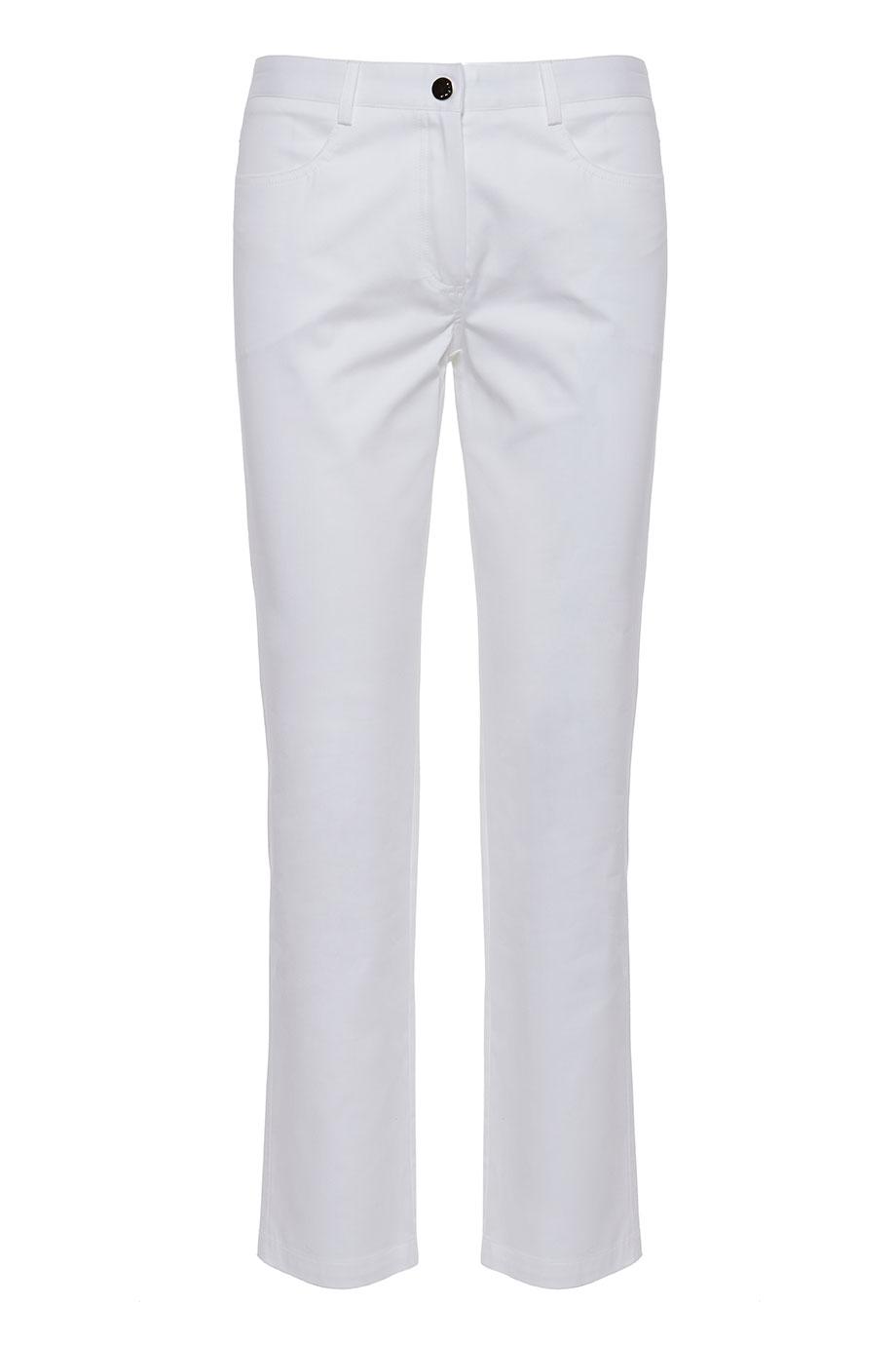 Stretch-cotton pants