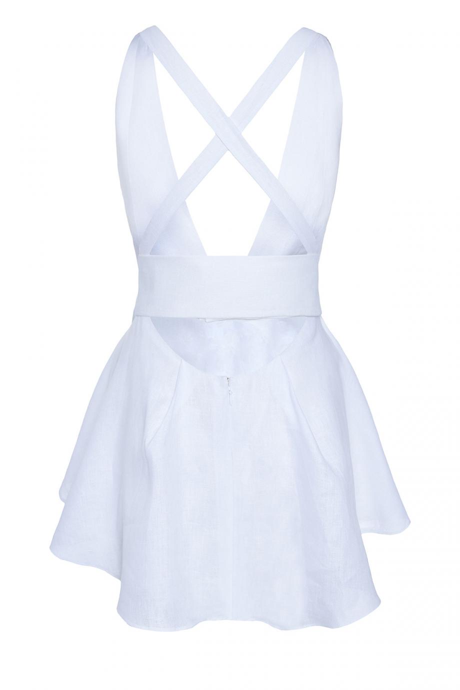 Bow linen top