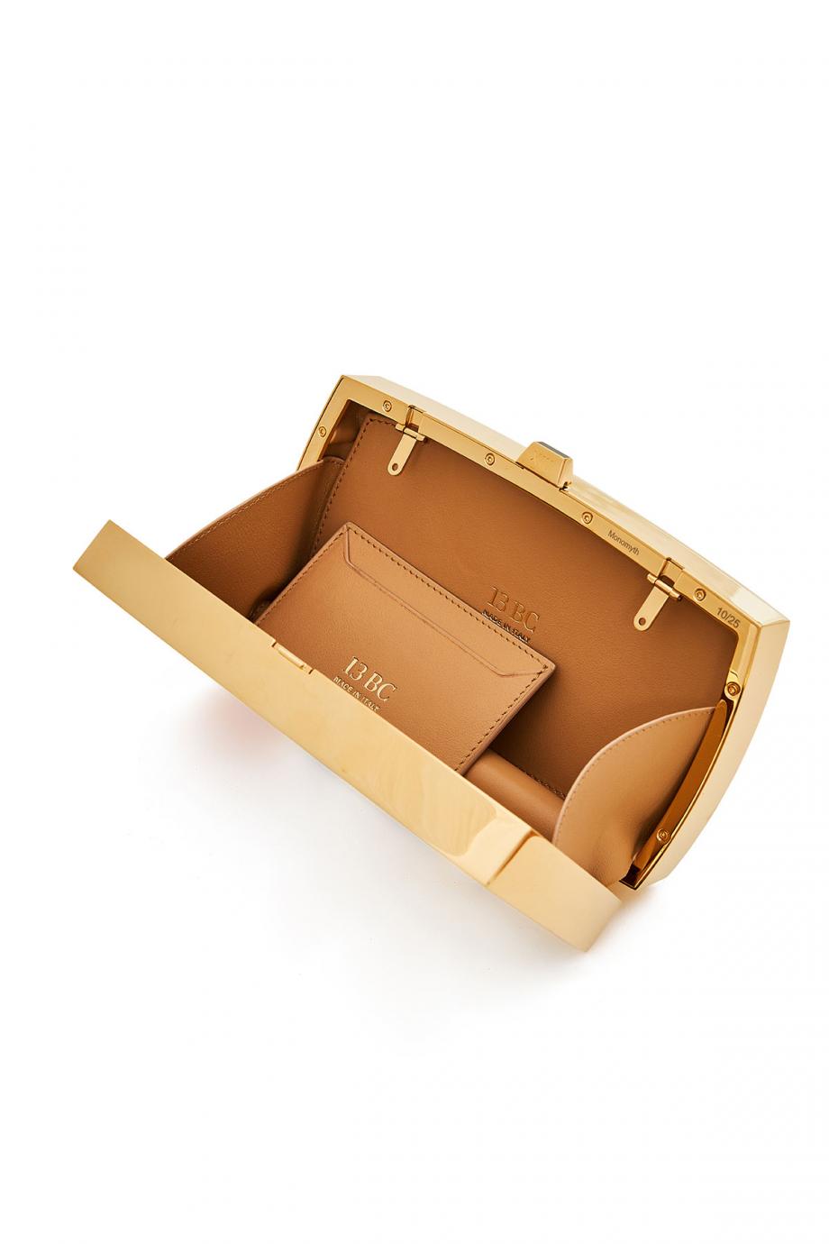 Sea Inside gold-tone and enamel clutch
