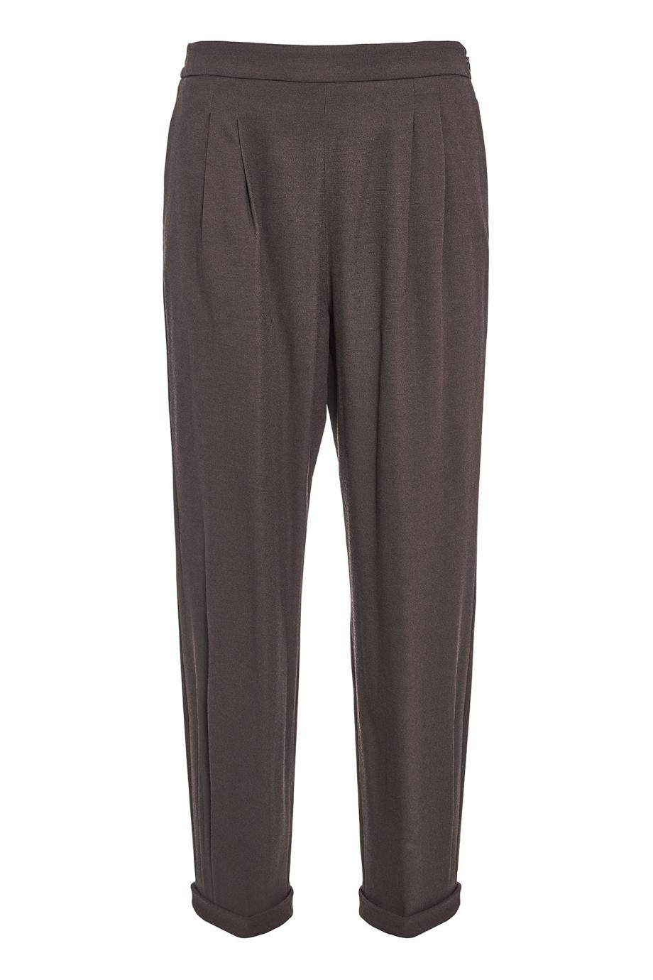Wool-blend pants