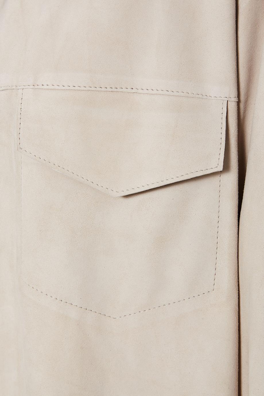 Oversized suede jacket 