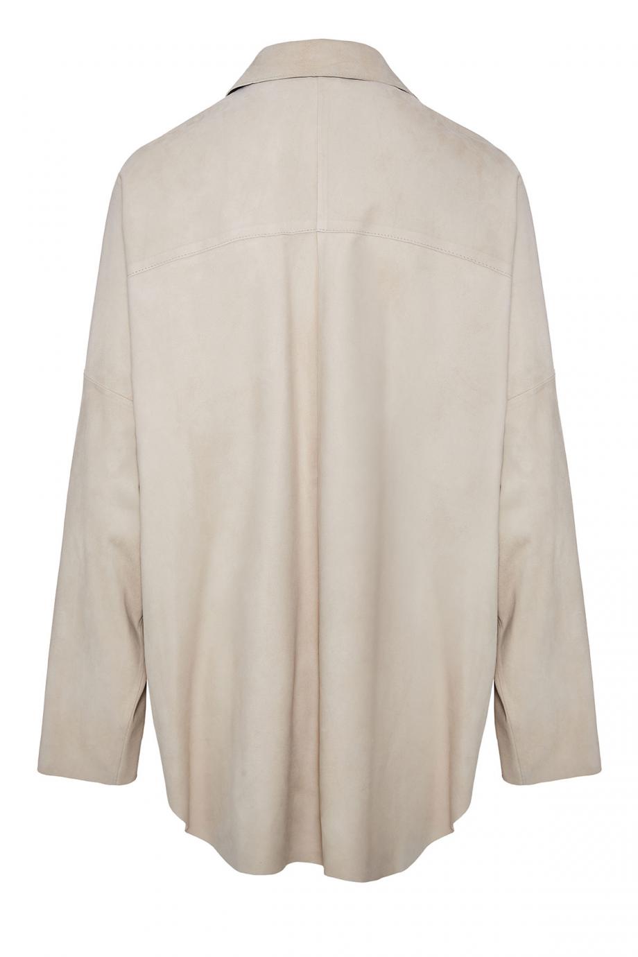 Oversized suede jacket 
