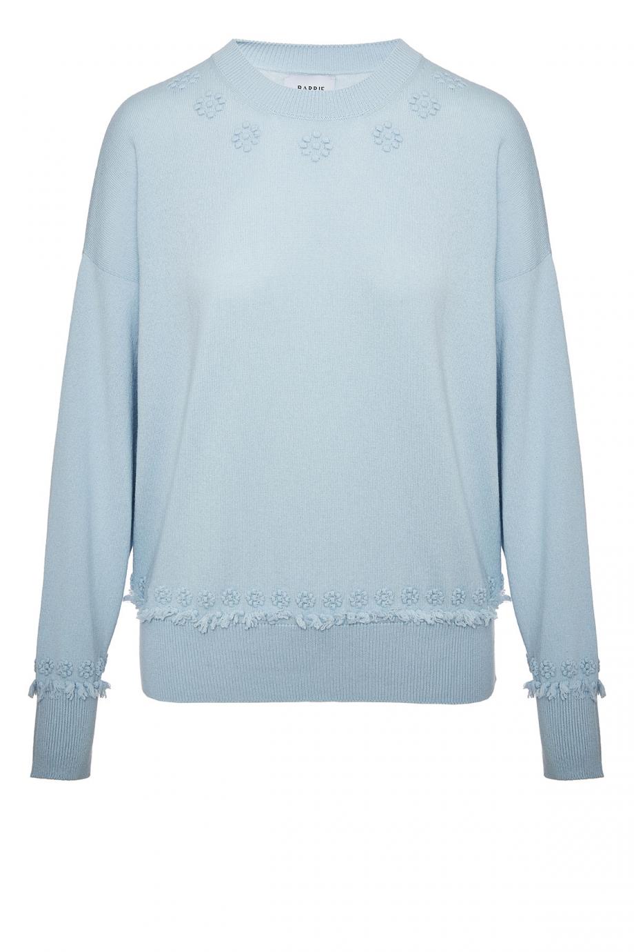 Embroidered cashmere sweater 