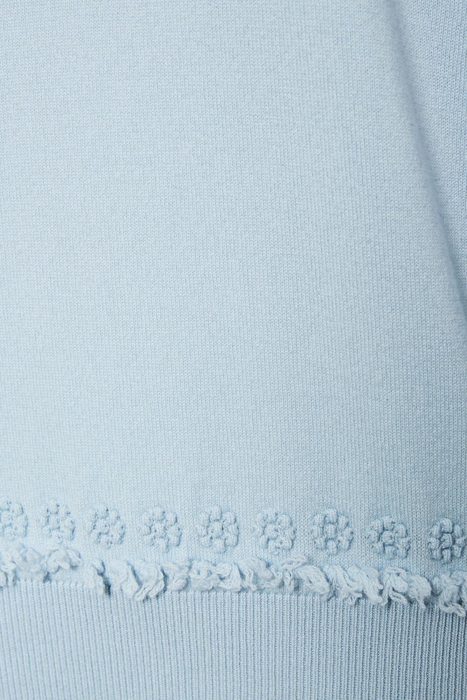 Embroidered cashmere sweater 