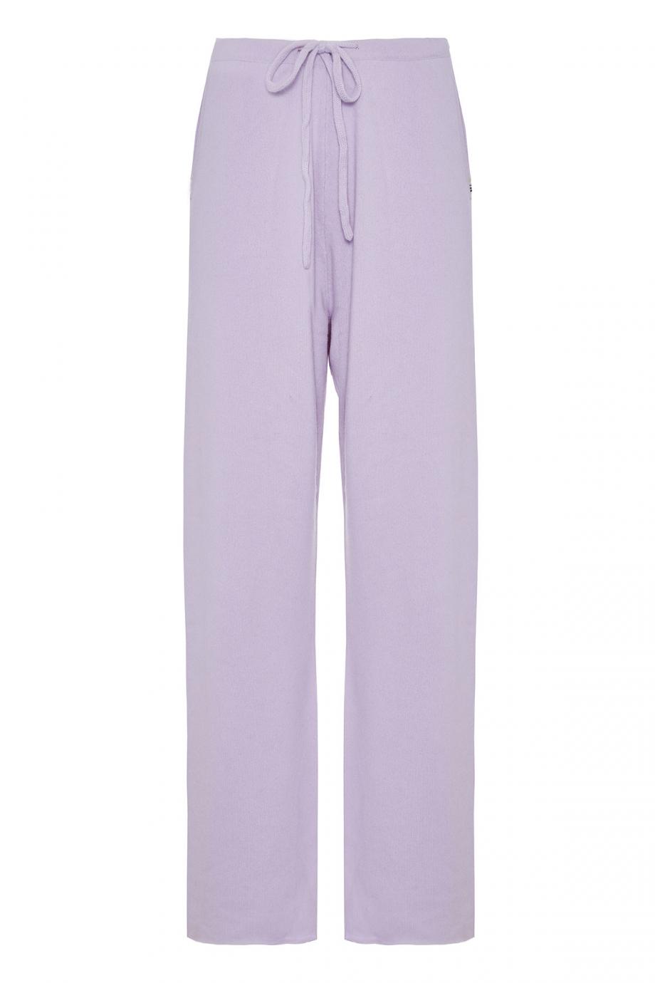 Cashmere-blend track pants