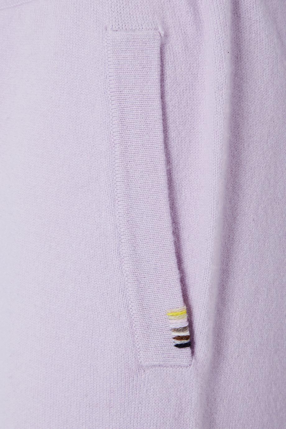 Cashmere-blend track pants