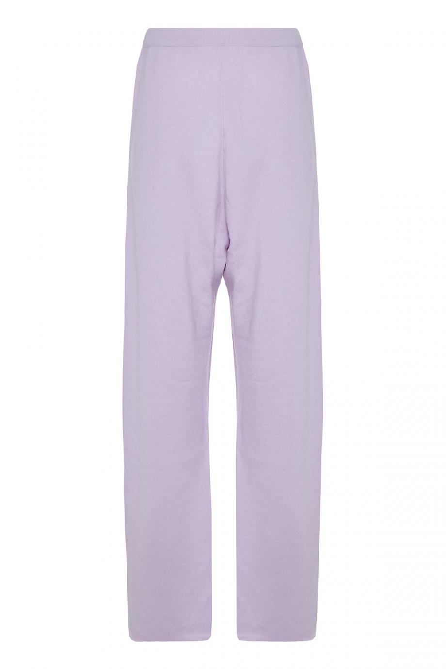 Cashmere-blend track pants