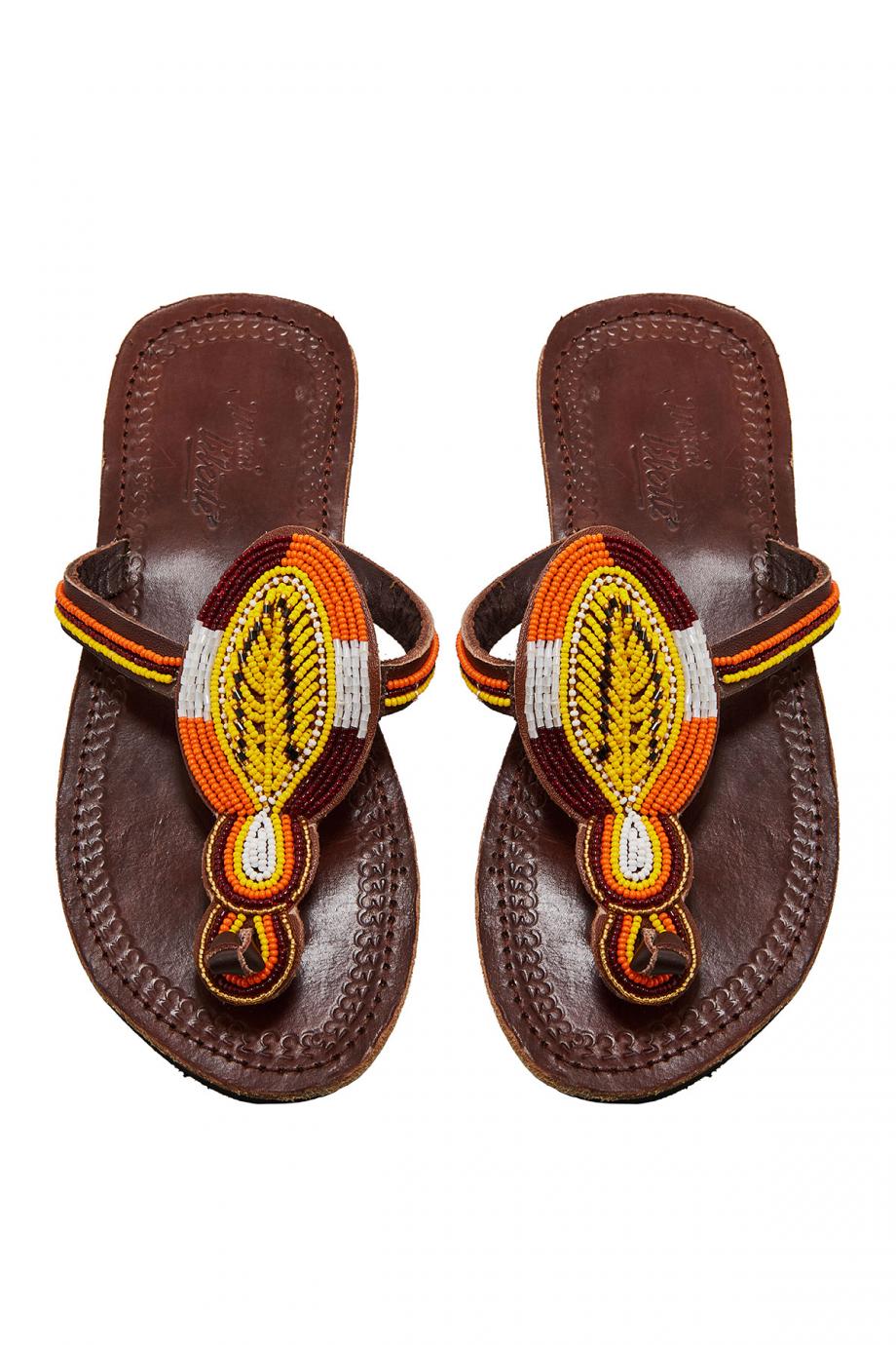 Massai embellished sandals