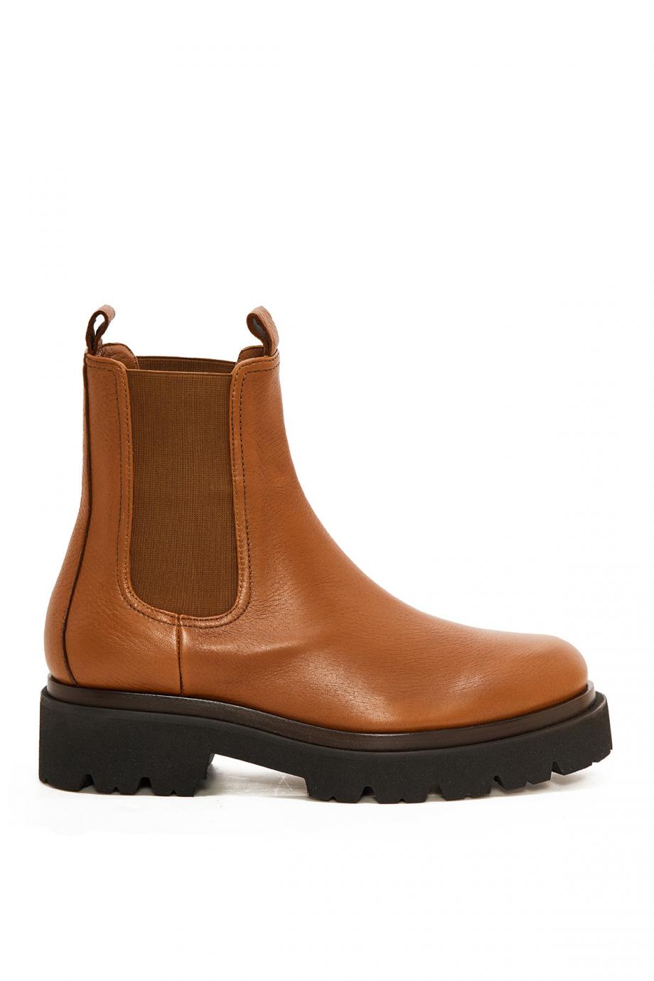 Leather ankle boots 