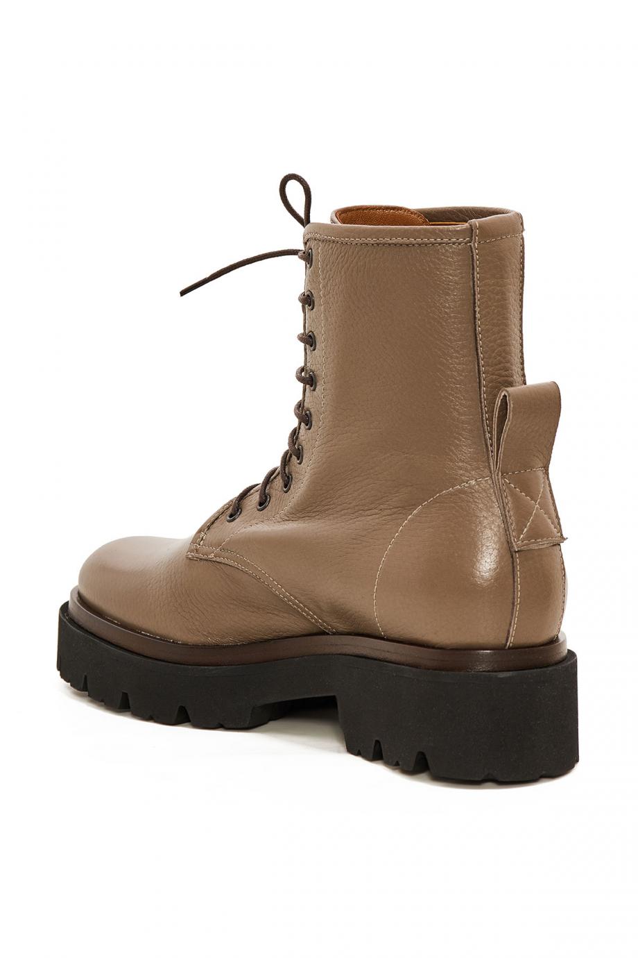 Leather ankle boots