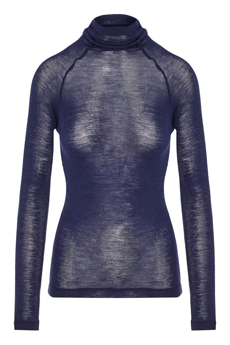 Wool turtleneck sweater