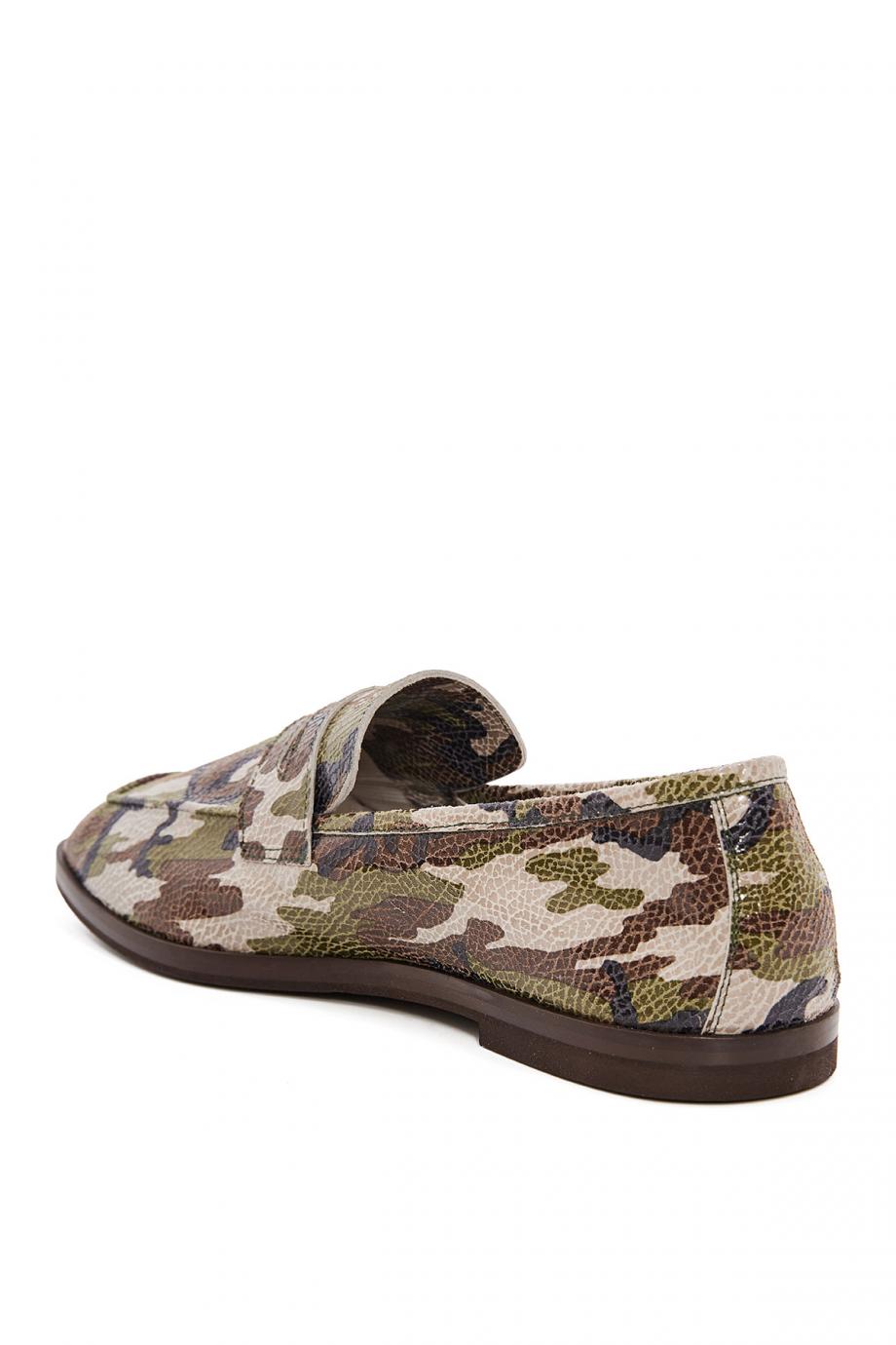 Chalet Uomo printed leather loafers