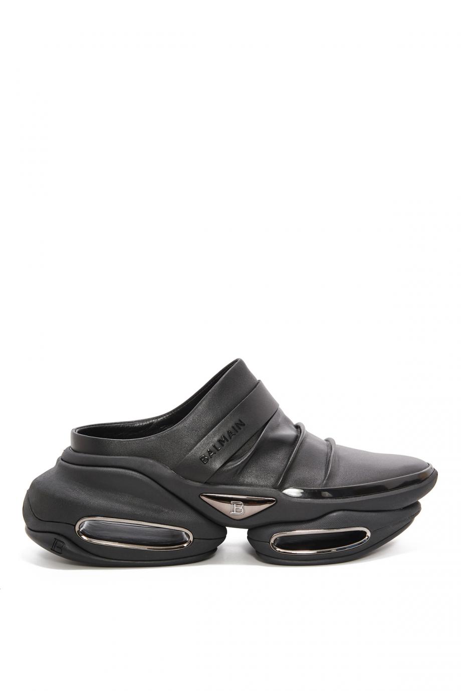 B-bold leather mules 
