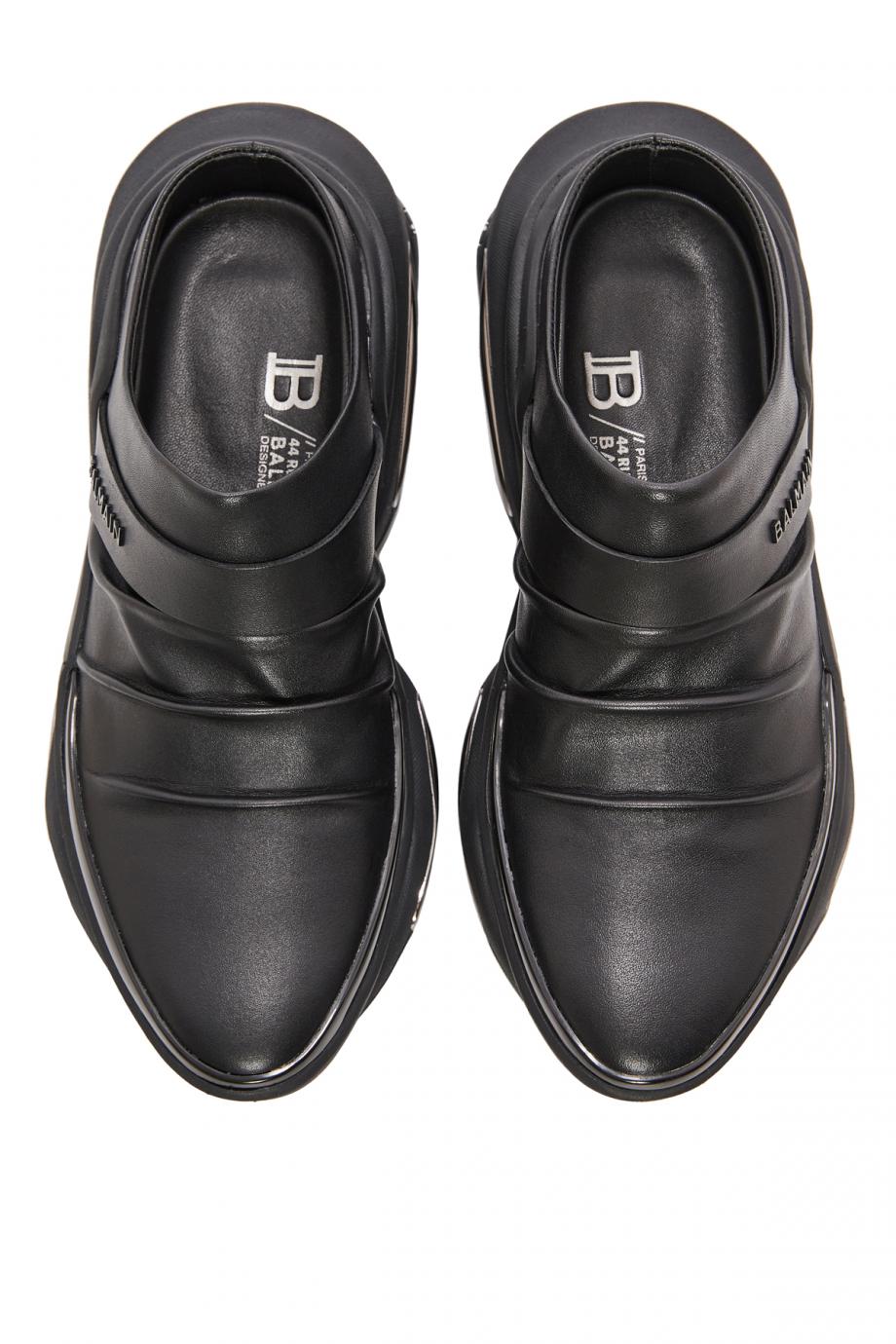 B-bold leather mules 