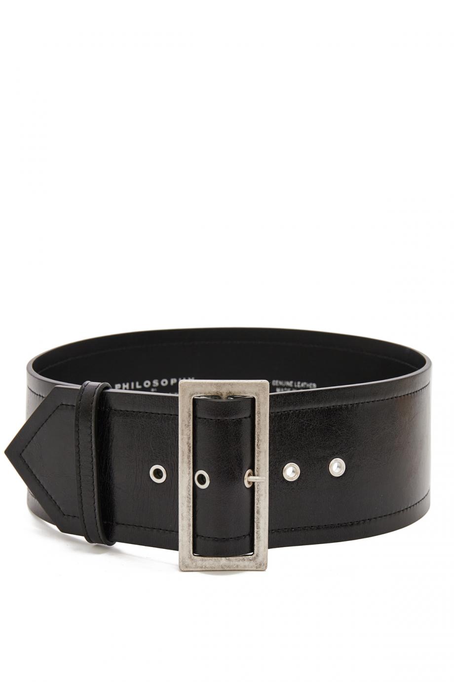 Leather belt
