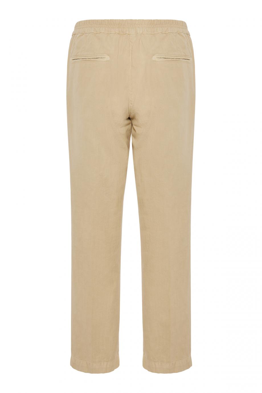 Panama cotton and linen pants