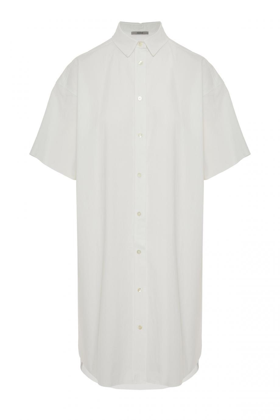 Cotton shirt dress