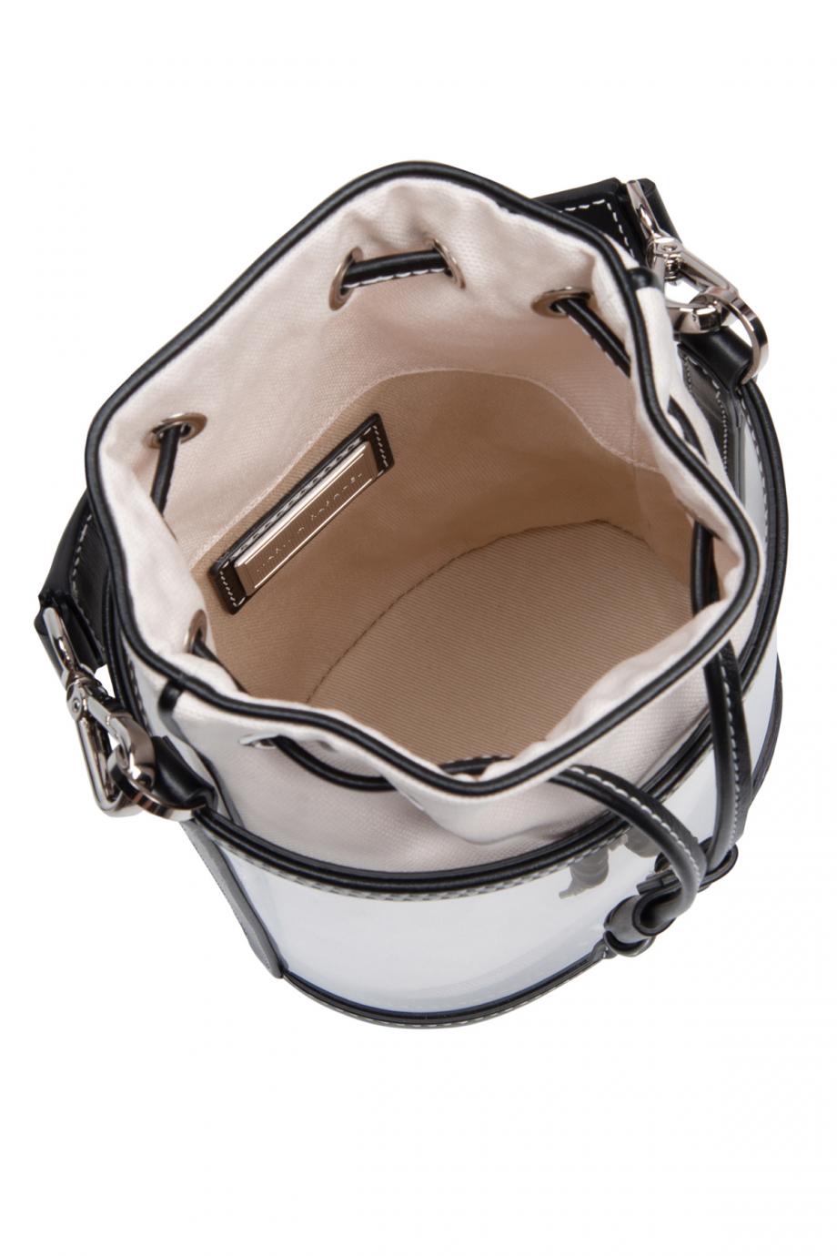 Carina Micro leather and PVC bucket bag