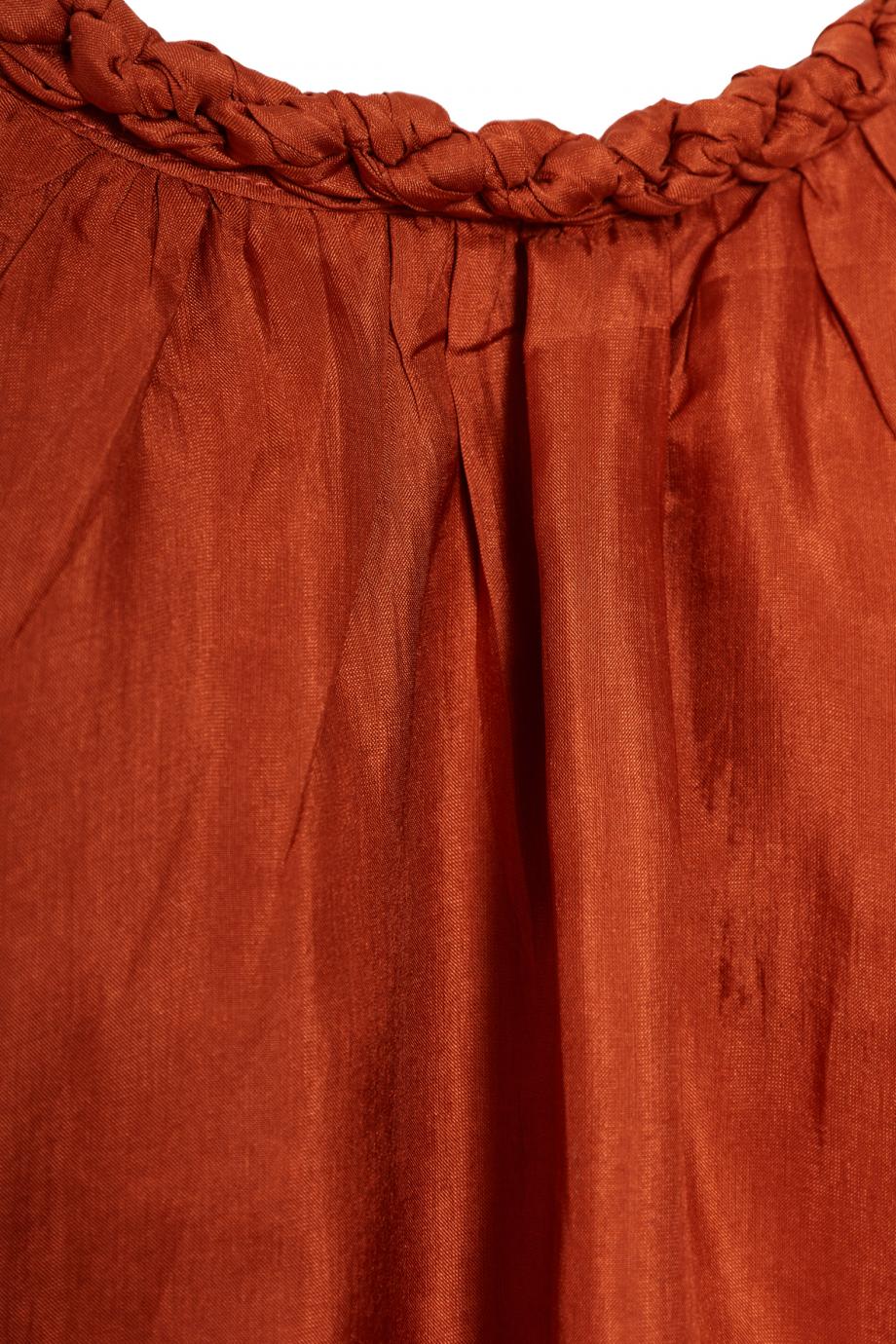 Silk maxi dress