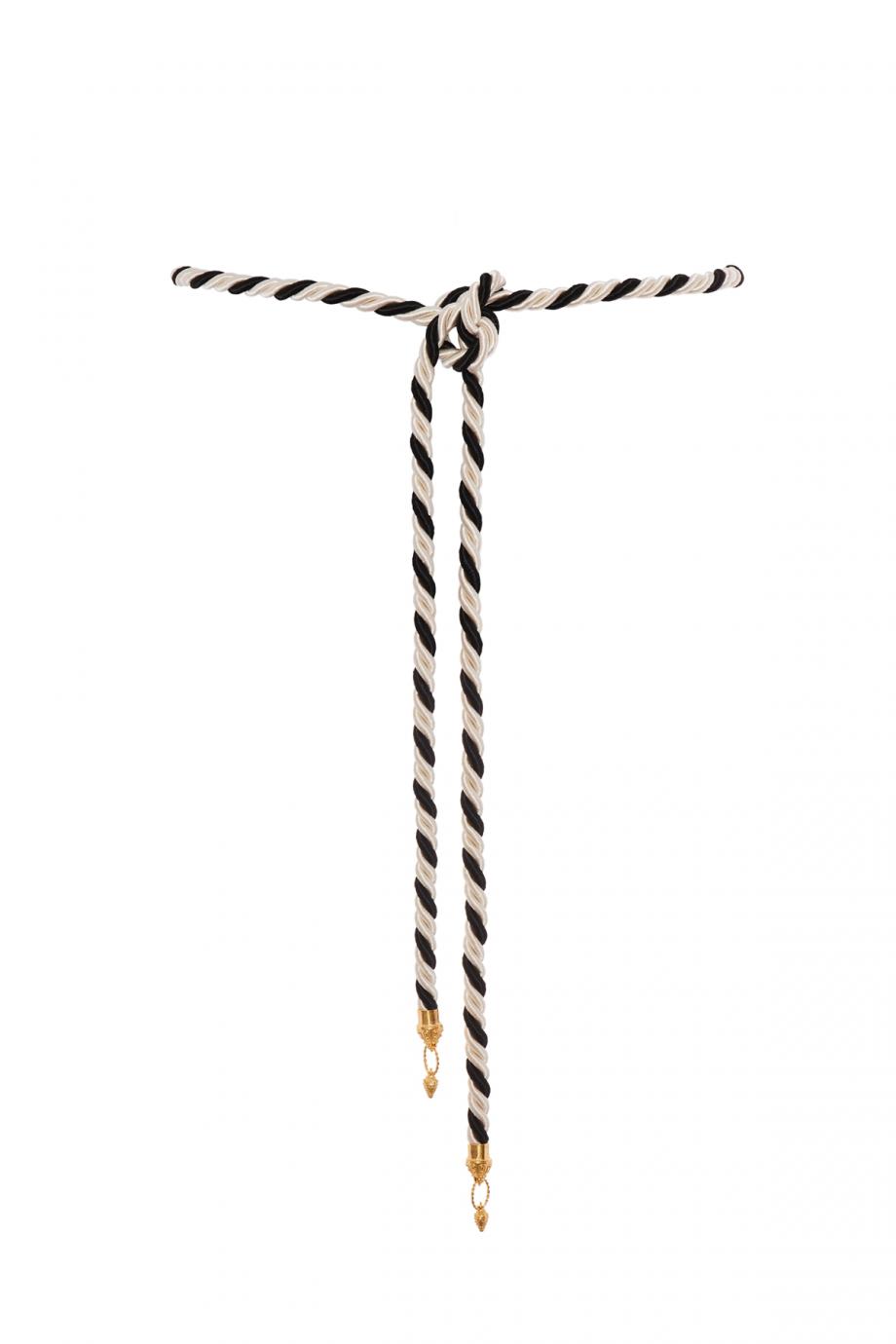 Vanessa rayon embellished belt