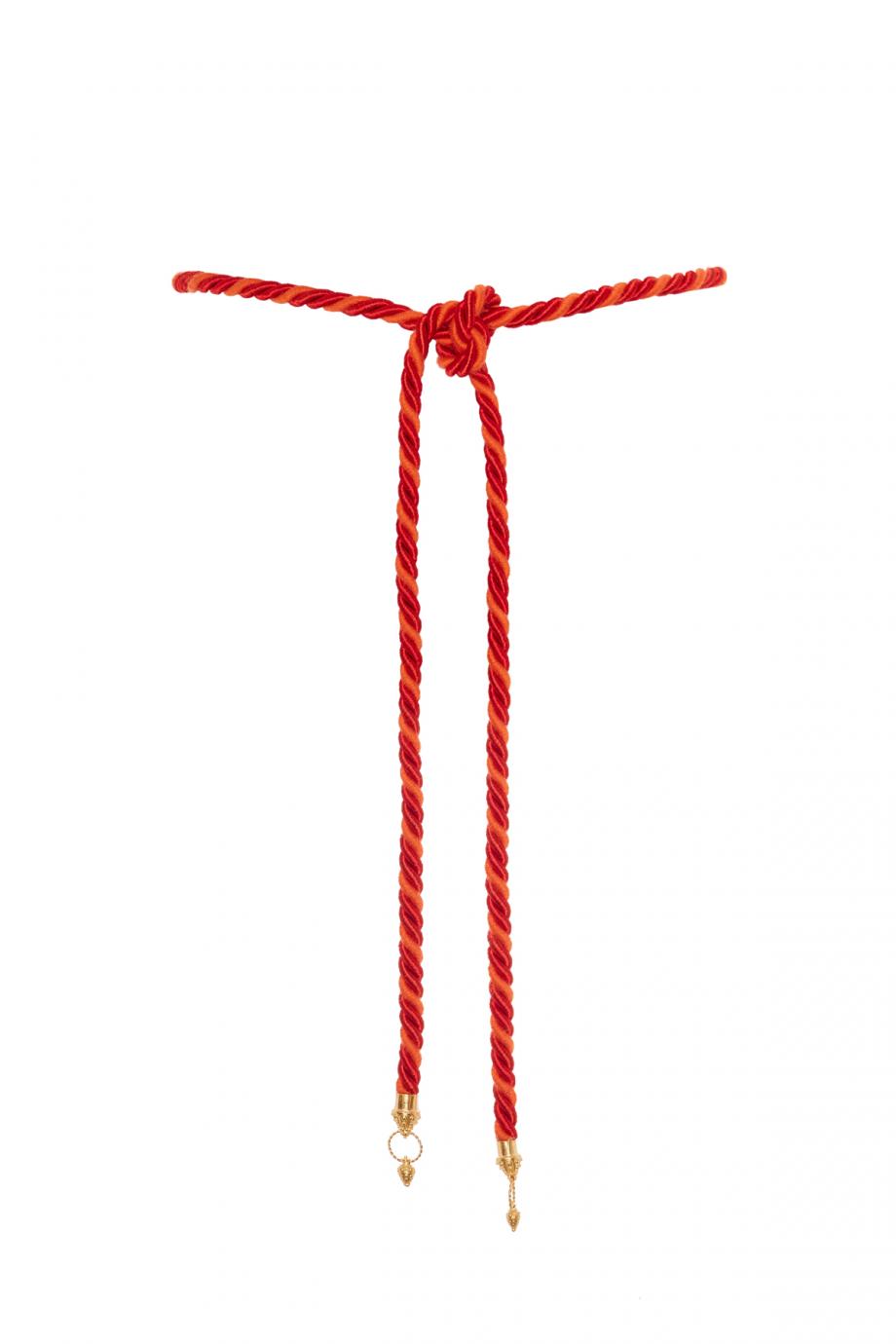 Vanessa rayon embellished belt