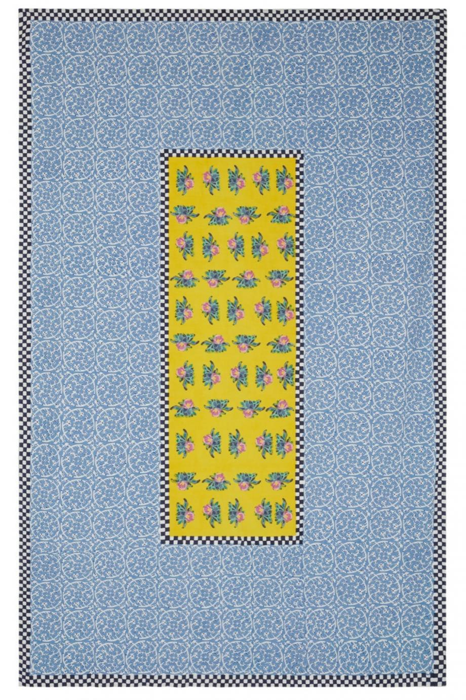 Printed cotton table cloth