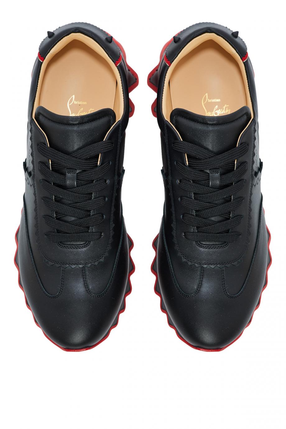Loubishark leather sneakers 