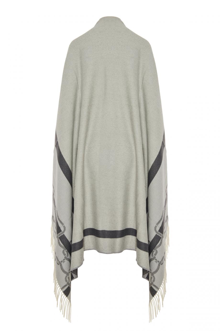 Wool and cashmere shawl