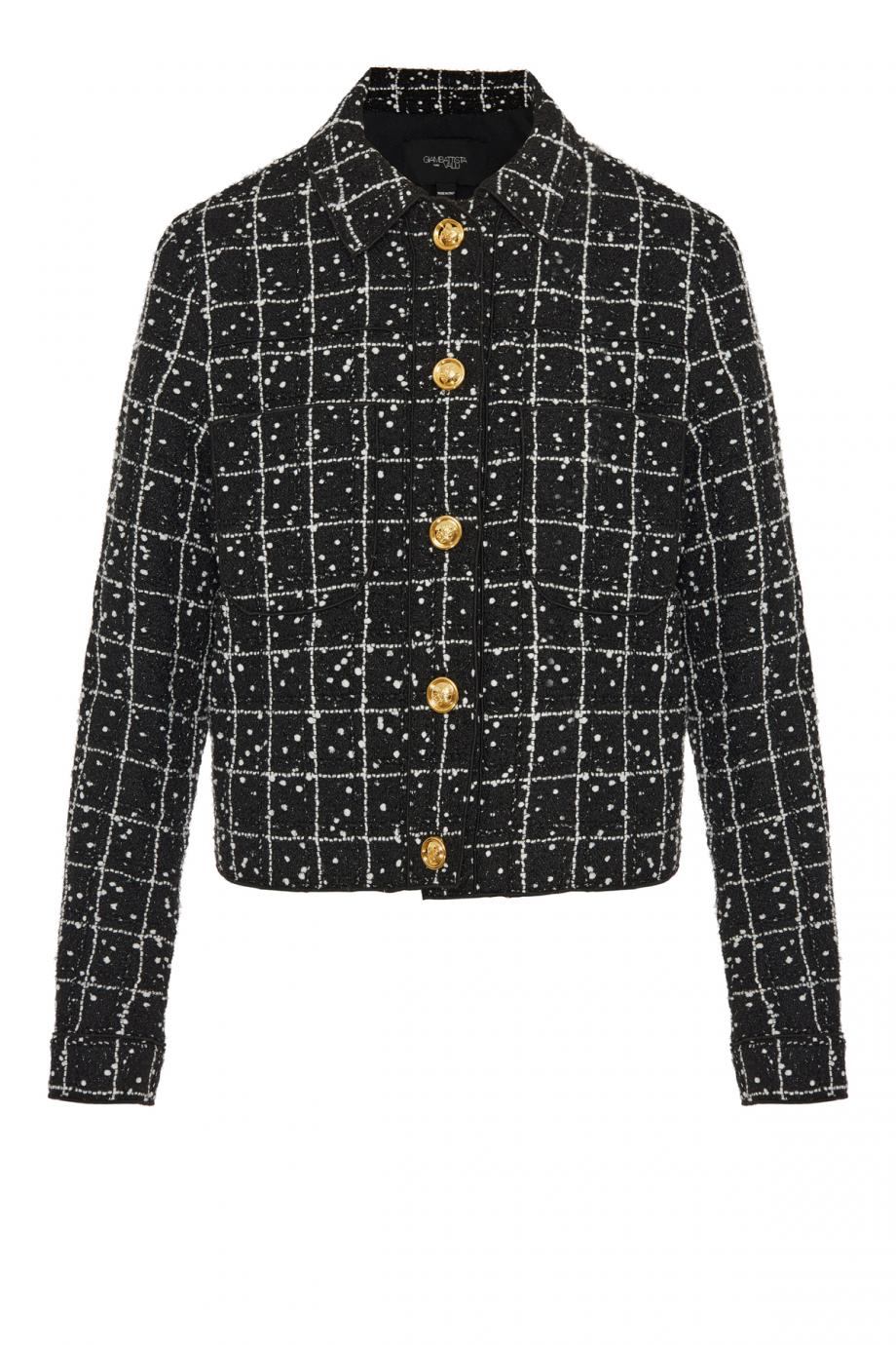 Bouclé tweed jacket