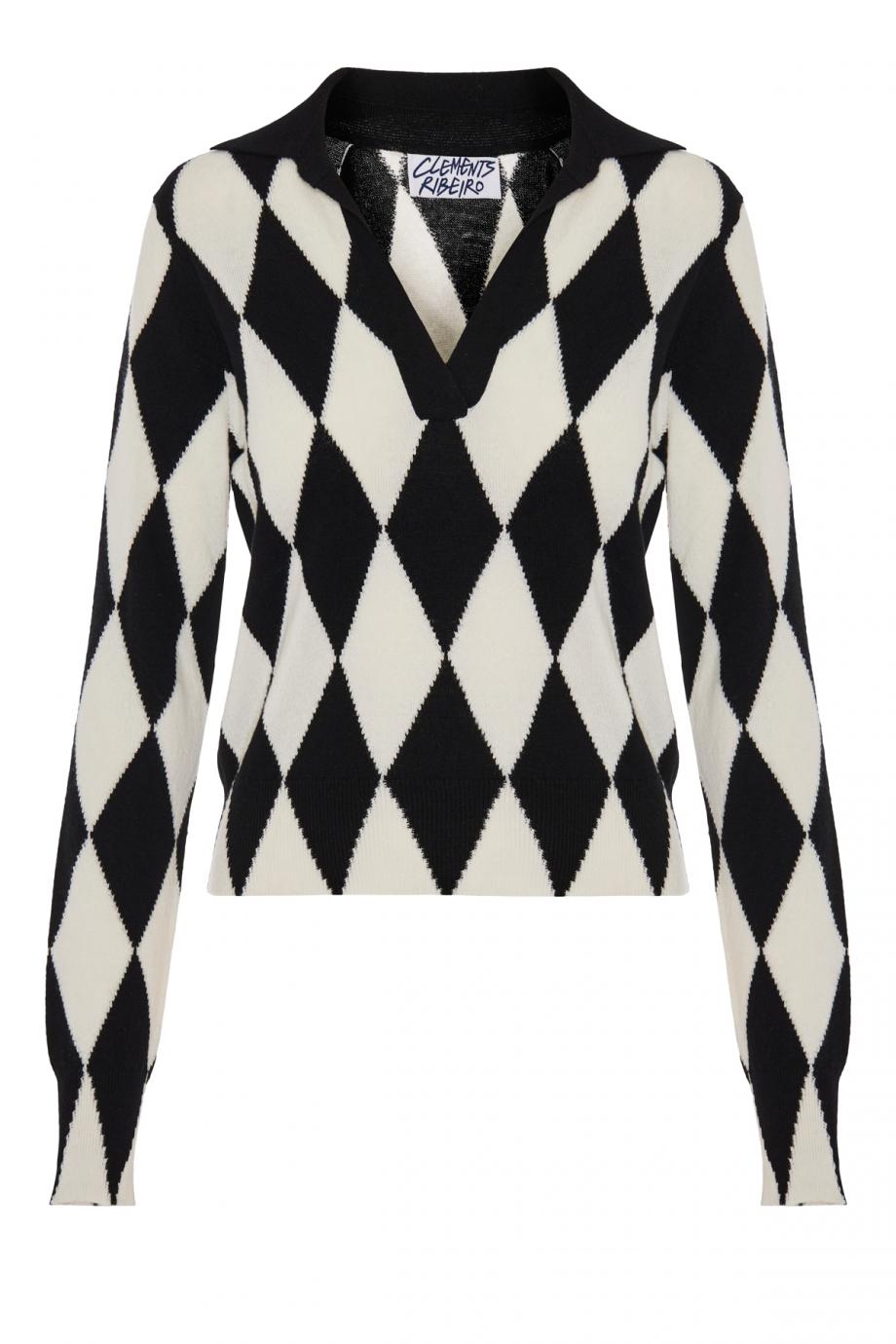 CLEMENTS RIBEIRO Intarsia cashmere sweater - Enny Monaco