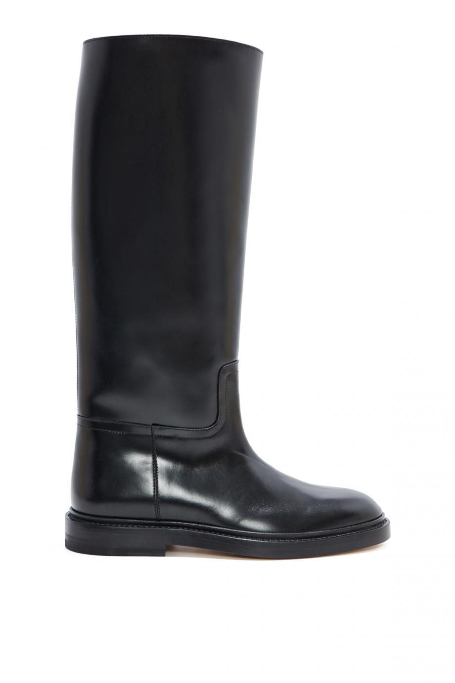 Leather boots