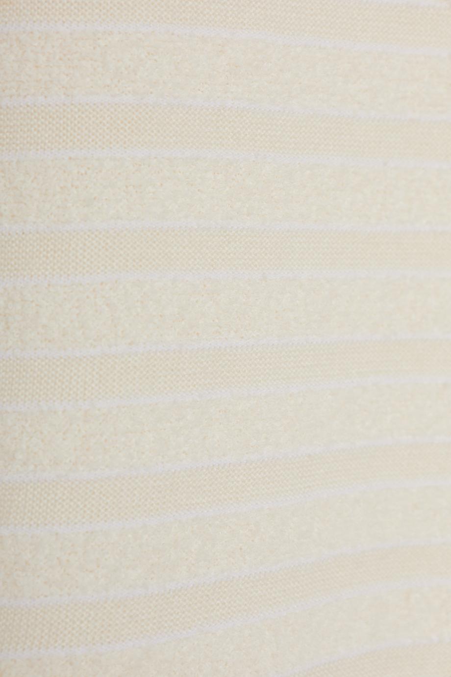 Striped cashmere-blend sweater 