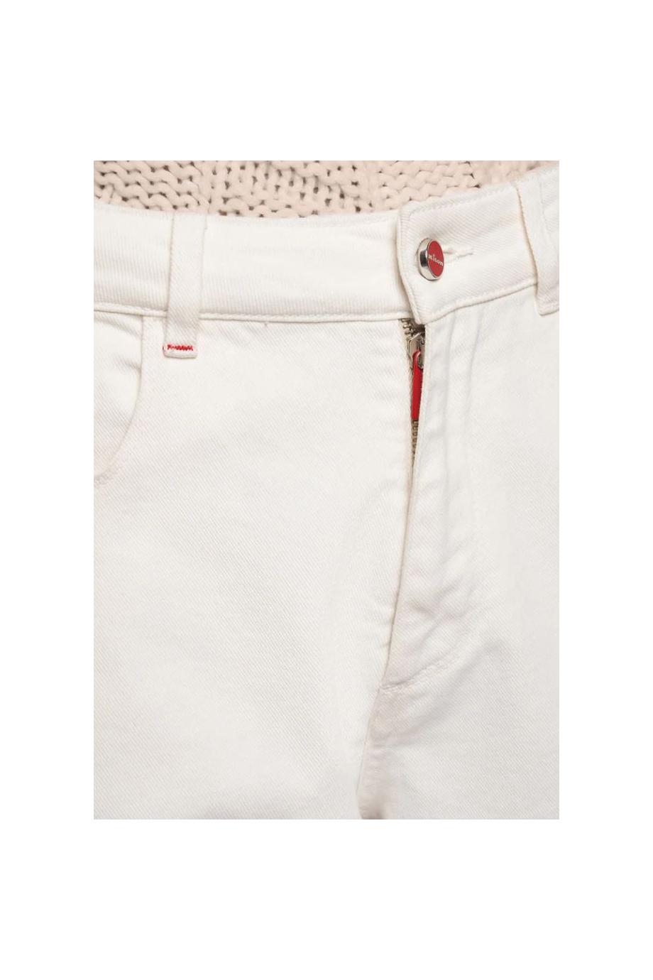 JNS embroidered cotton denim jeans 