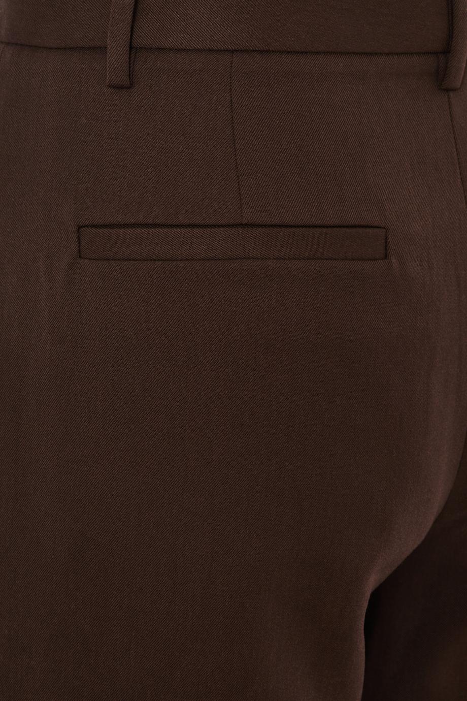Alielle wool-garbardine pants