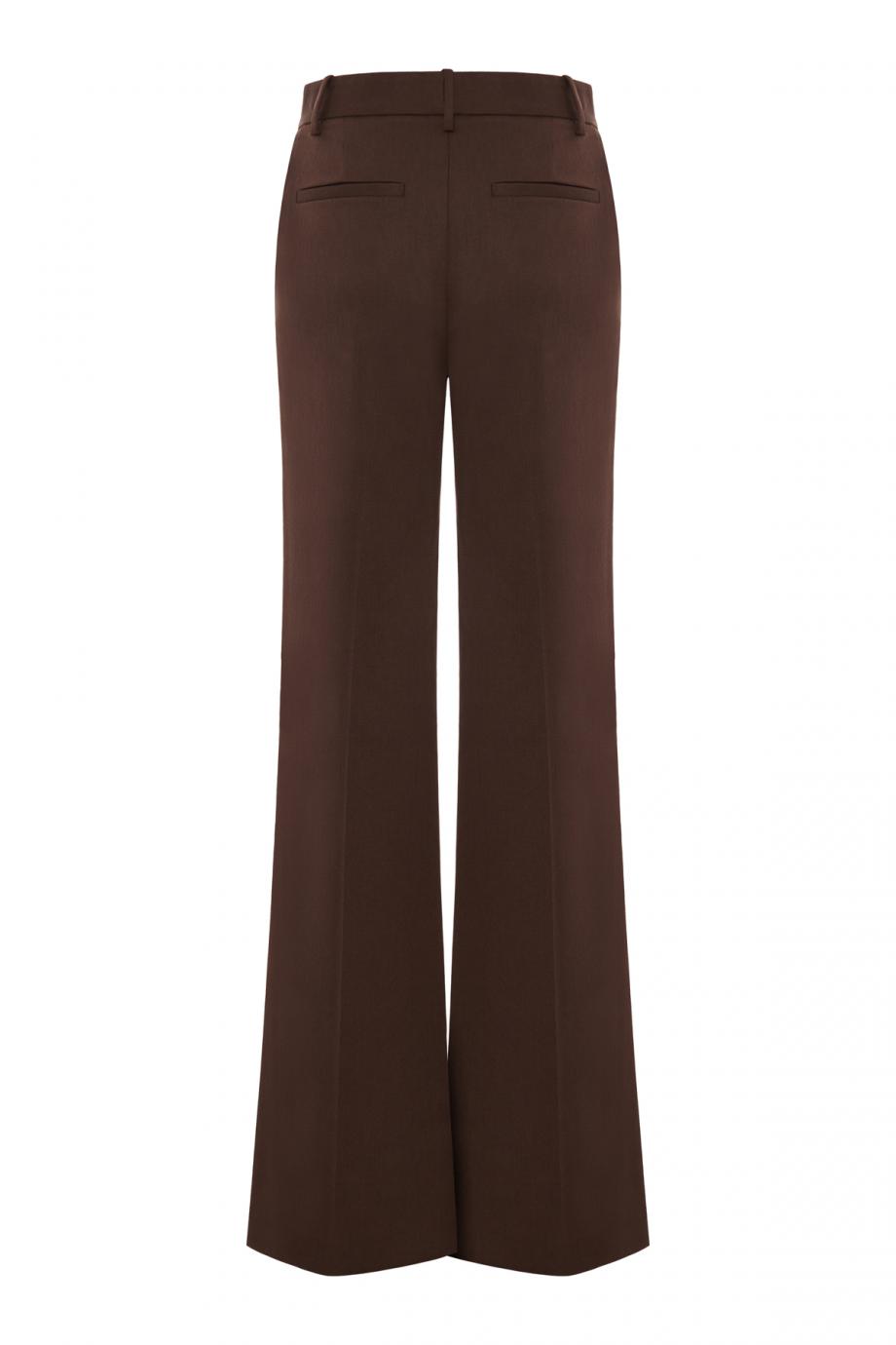 Alielle wool-garbardine pants