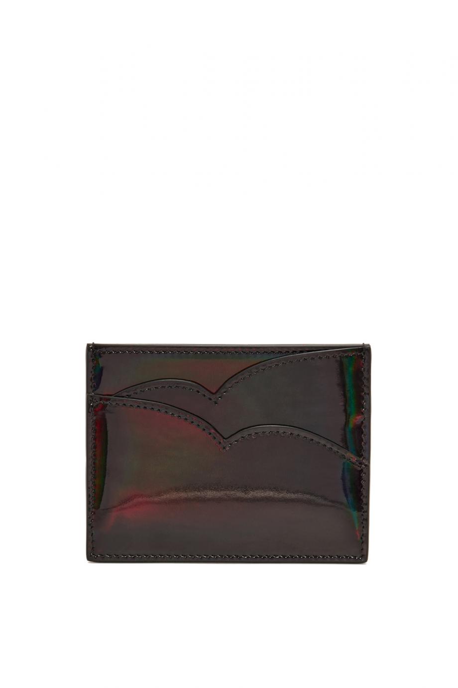 Hot Chick patent-leather cardholder