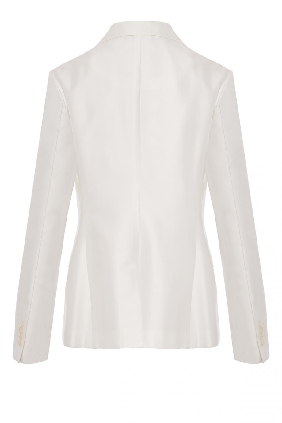 Cotton and silk blazer