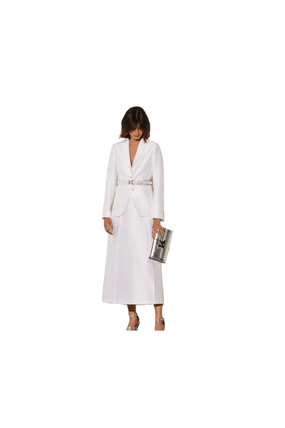 Cotton and silk blazer