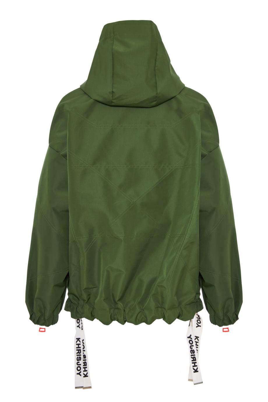 Khris windbreaker jacket in olive army