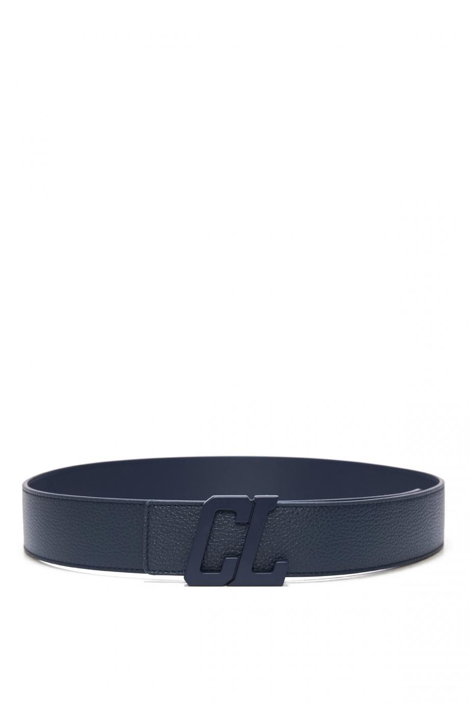 Happy Rui cl metal logo-embellished leather belt