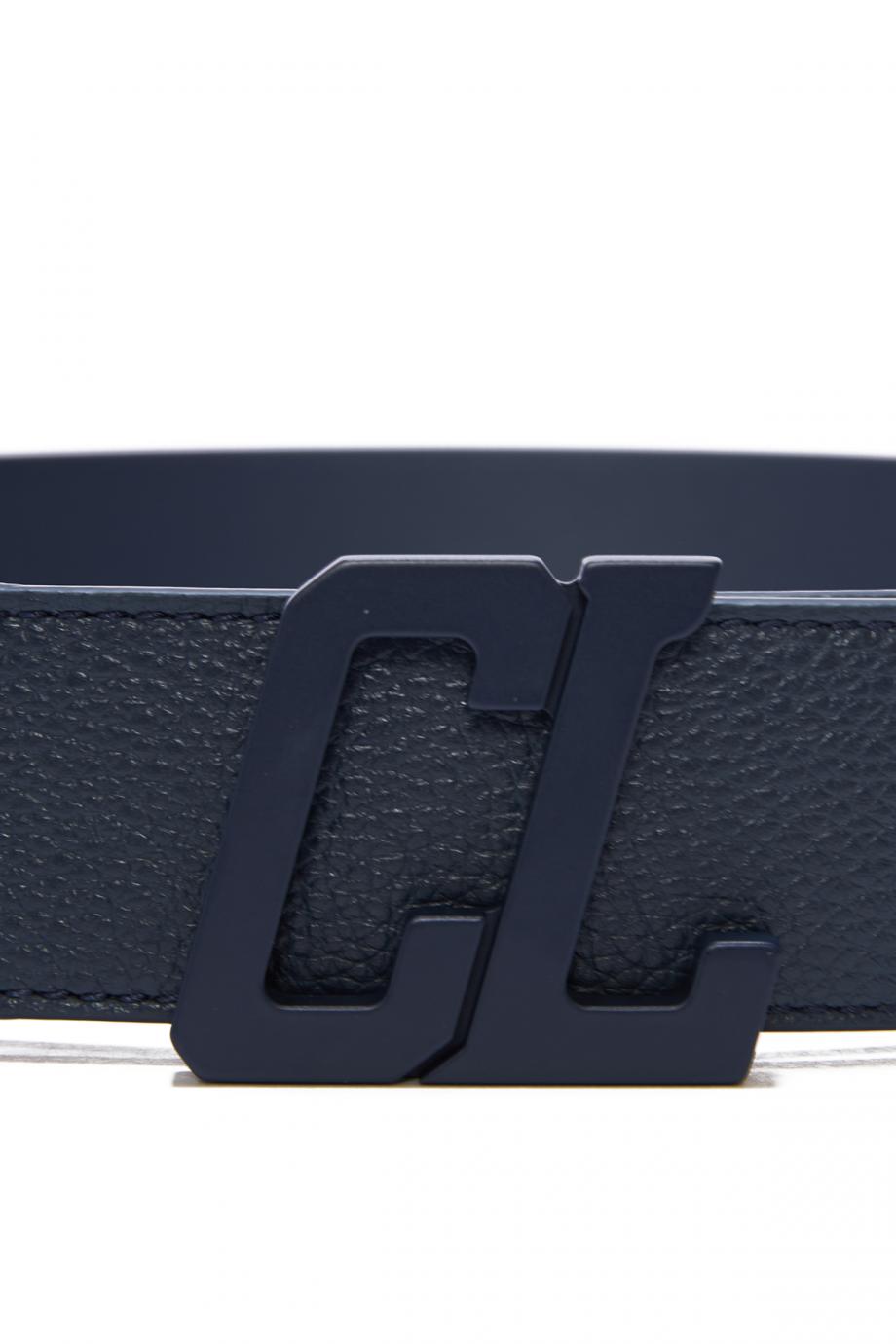 Happy Rui cl metal logo-embellished leather belt