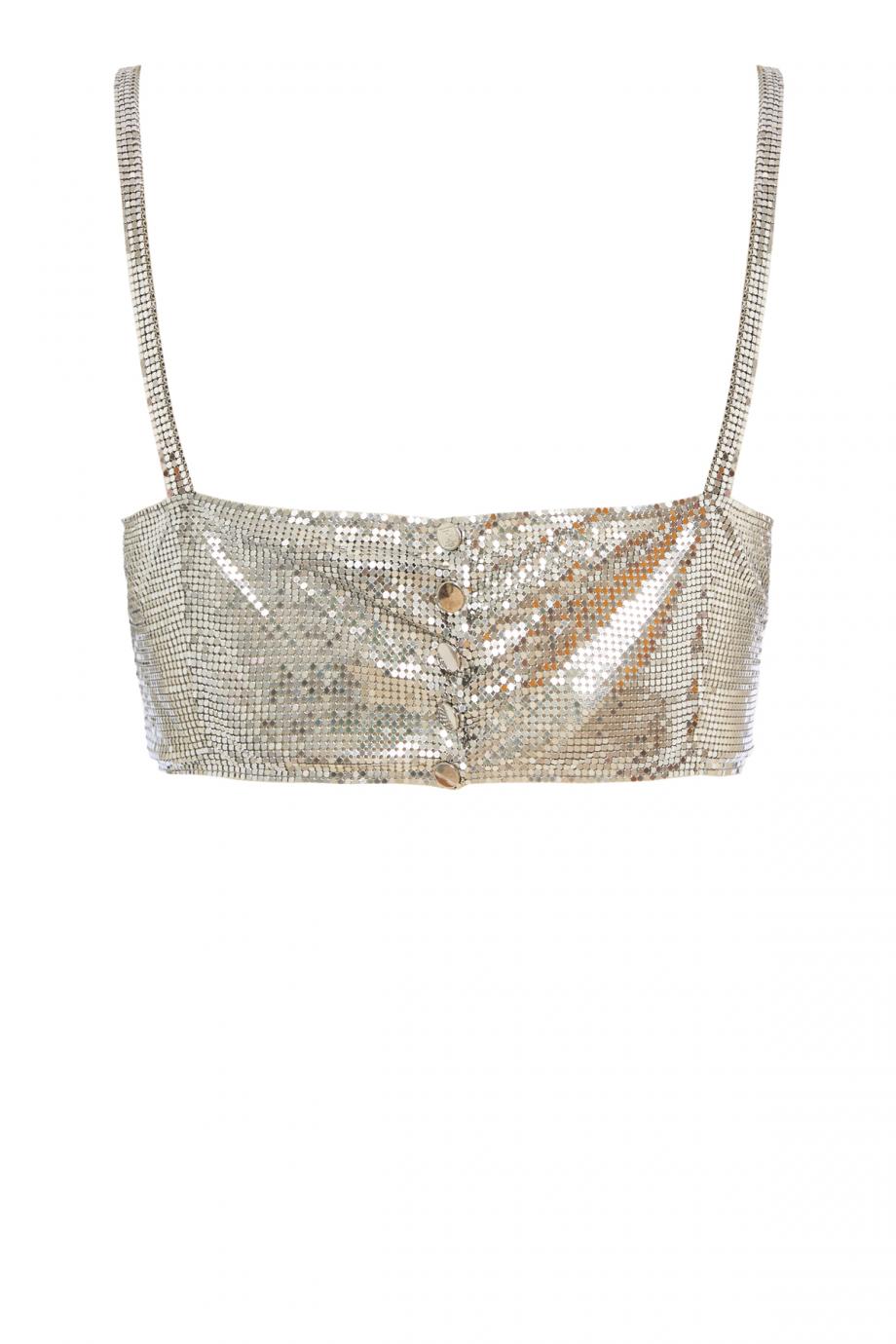 Chainmail cropped top 