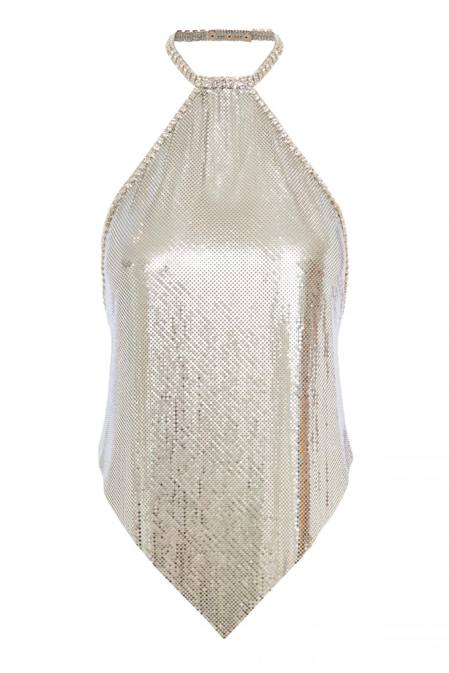 Embellished chainmail top