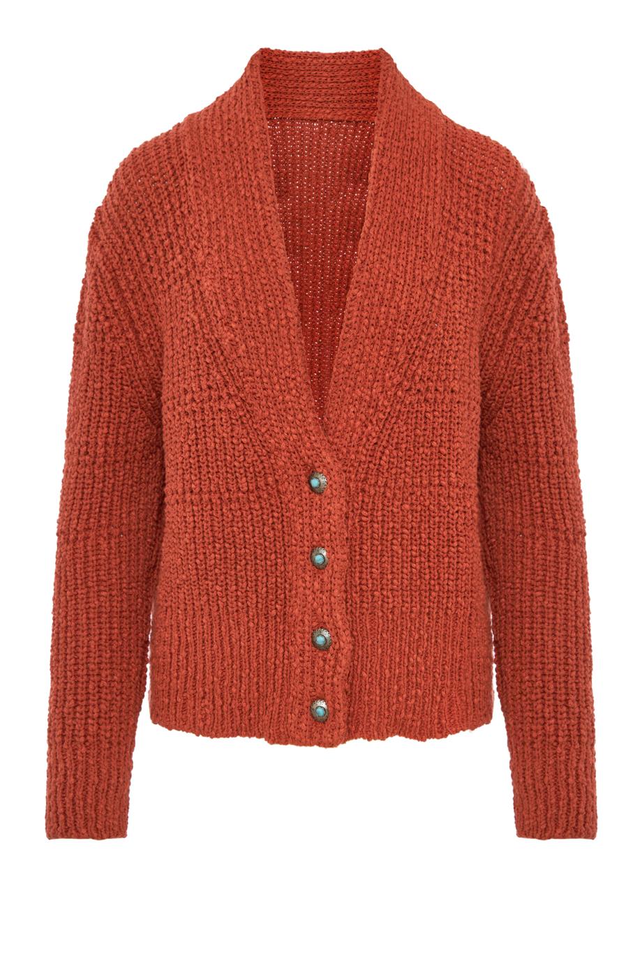 Lola knitted cotton cardigan