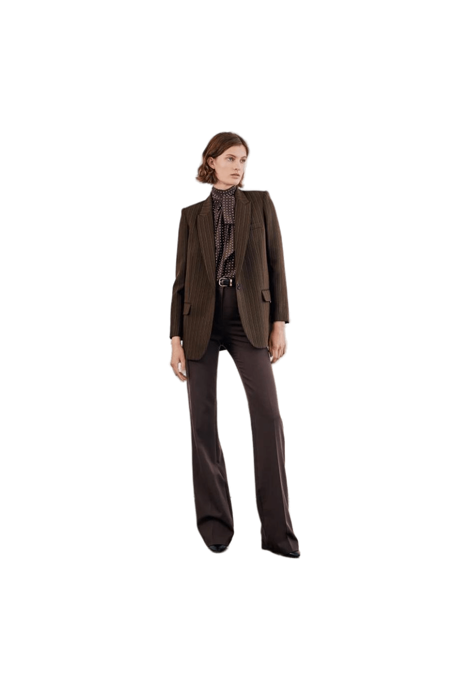 Alielle wool-garbardine pants