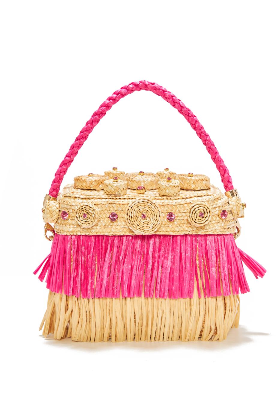 ΤΣΑΝΤΑ BOX WHEAT CROP FRINGE
