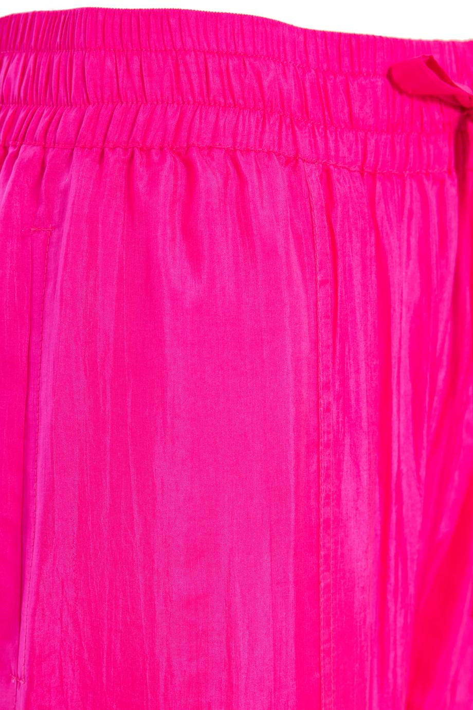 Aladin plissé silk-taffeta pants