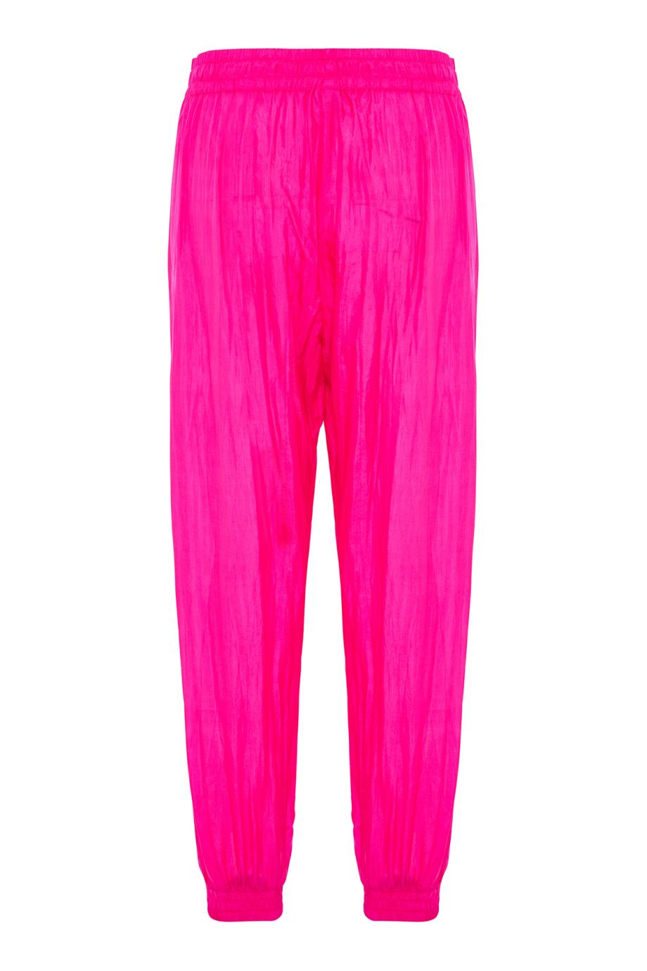 Aladin plissé silk-taffeta pants