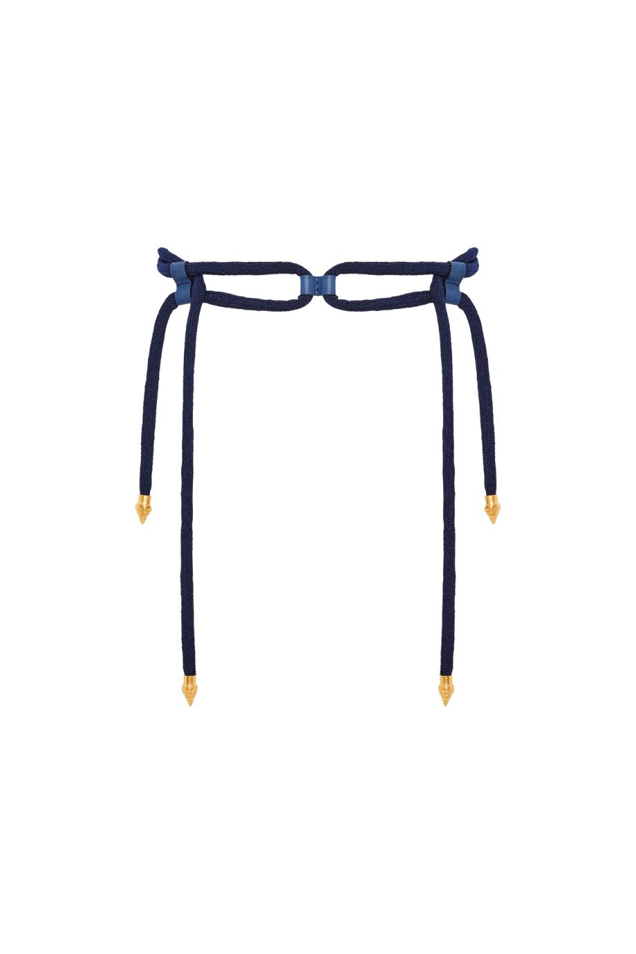 Phaidra embellished cord belt